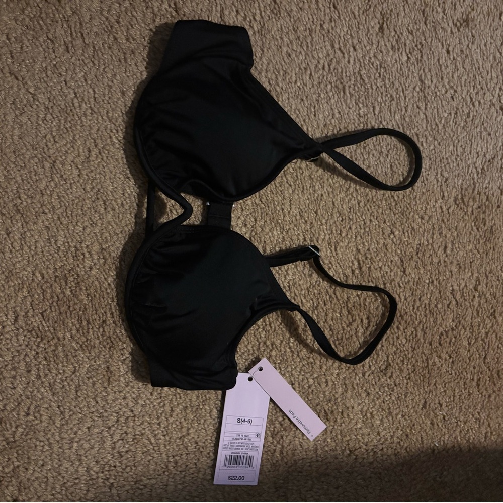 Xhilaration Black Bikini Top